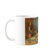 Vintage Halloween Greeting Cards Classic Posters Mugs