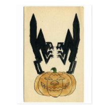 Vintage Halloween Greeting Cards Classic Posters Post Card