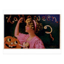 Vintage Halloween Greeting Cards Classic Posters Post Card