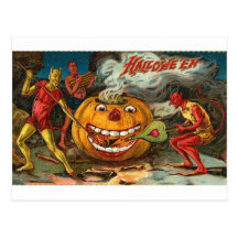 Vintage Halloween Greeting Cards Classic Posters Post Cards