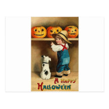 Vintage Halloween Greeting Cards Classic Posters Post Cards