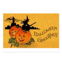 Vintage Halloween Greeting Cards Classic Posters Postcards
