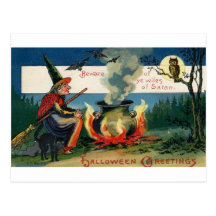 Vintage Halloween Greeting Cards Classic Posters Postcards