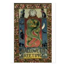 Vintage Halloween Greeting Cards Classic Posters Post Cards