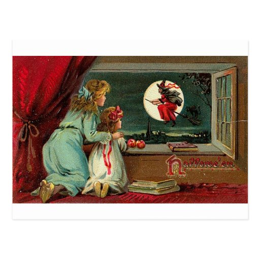 Vintage Halloween Greeting Cards Classic Posters Postcard