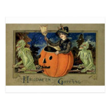 Vintage Halloween Greeting Cards Classic Posters Postcards