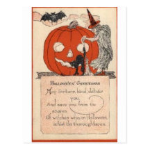 Vintage Halloween Greeting Cards Classic Posters Post Cards