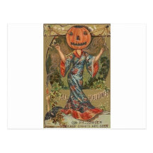 Vintage Halloween Greeting Cards Classic Posters Post Card