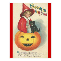Vintage Halloween Greeting Postcards