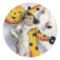 Vintage Halloween Greetings Sticker