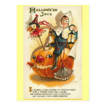 Vintage Halloween Joys Postcards