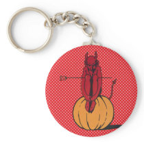 Vintage Halloween Key Chain