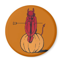 Vintage Halloween Refrigerator Magnet