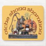 Vintage Halloween Mouse Pad (Gaelic)