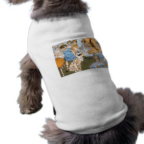 Vintage Halloween Party Doggie Tshirt