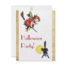Vintage Halloween Party Invitation