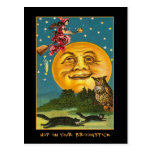 Vintage Halloween Party Invite With Bloody Text Post Cards