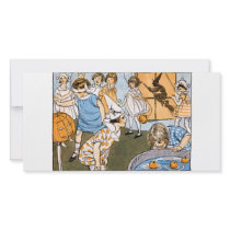 Vintage Halloween Party Photo Cards
