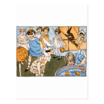 Vintage Halloween Party Postcard