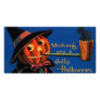 Vintage Halloween Photo Card Template