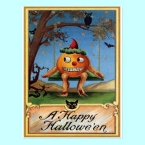 Vintage Halloween postcards