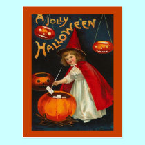 Vintage Halloween postcards