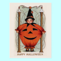Vintage Halloween Postcard postcards