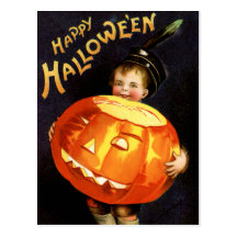 Vintage Halloween Postcard