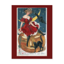 Vintage Halloween Pumpkin and Friends Greetings Postcards