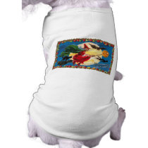 Vintage Halloween Spirit Witch Dog T-shirt