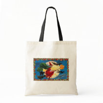 Vintage Halloween Spirit Witch Tote Bag