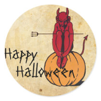Vintage Halloween Sticker