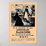 Vintage handbill for ARBUCKLES' Roasted Coffee bea Posters