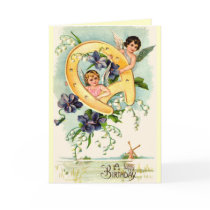 Vintage Happy Birthday card