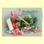 Vintage Happy Birthday card cards