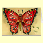 Vintage Happy Birthday card cards