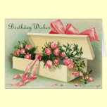 Vintage Happy Birthday card cards