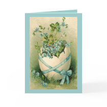 Vintage Happy Easter Designs Greeting Cards