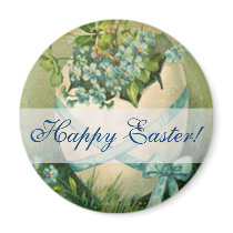 Vintage Happy Easter Designs Fridge Magnets