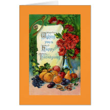 Vintage Happy Thanksgiving Greeting Card