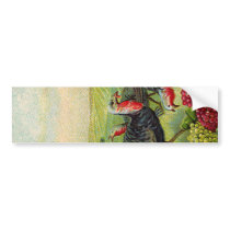Vintage Happy Thanksgiving Turkey Bumper Stickers