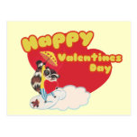 Vintage Happy Valentines Day Postcard