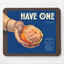 Vintage Have One Brand Sequoia Advertisement Mouse Mats