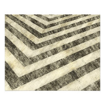 Vintage Hazard Stripes Art Photo