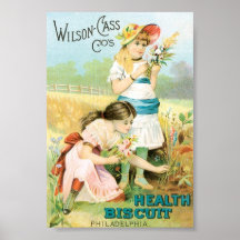 Vintage Health Biscuit Ad Print