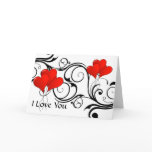 Vintage heart-ballons - Customized cards