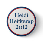 Vintage Heidi Heitkamp Button