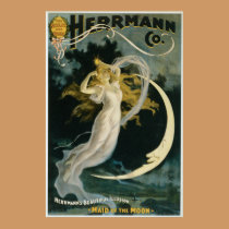 Vintage Herrmann Maid of the Moon Poster posters