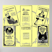 "Vintage & Historic coffee booklet medley" Posters
