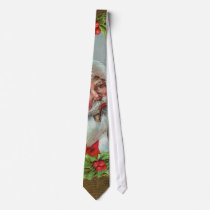 Vintage Holiday Christmas Santa Neck Ties